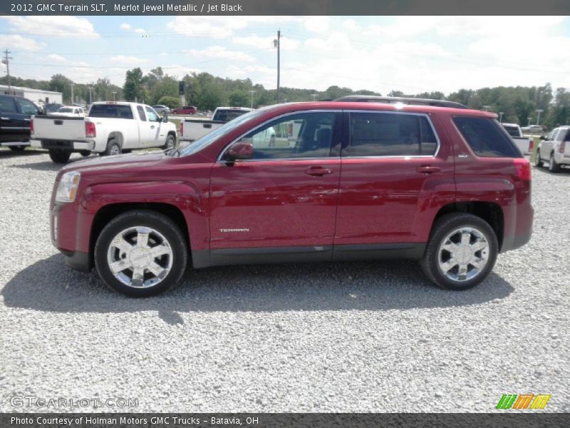 Merlot Jewel Metallic / Jet Black 2012 GMC Terrain SLT