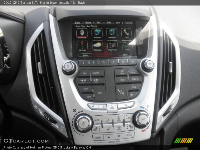 Merlot Jewel Metallic / Jet Black 2012 GMC Terrain SLT