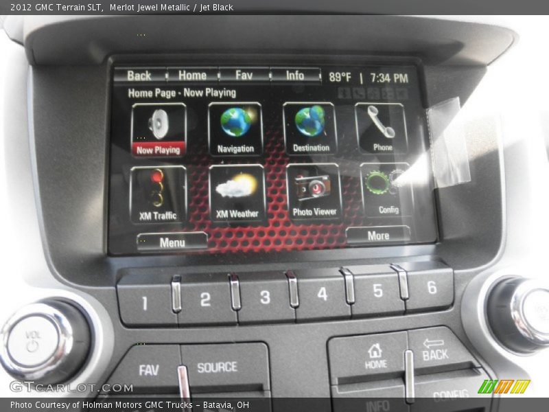 Merlot Jewel Metallic / Jet Black 2012 GMC Terrain SLT