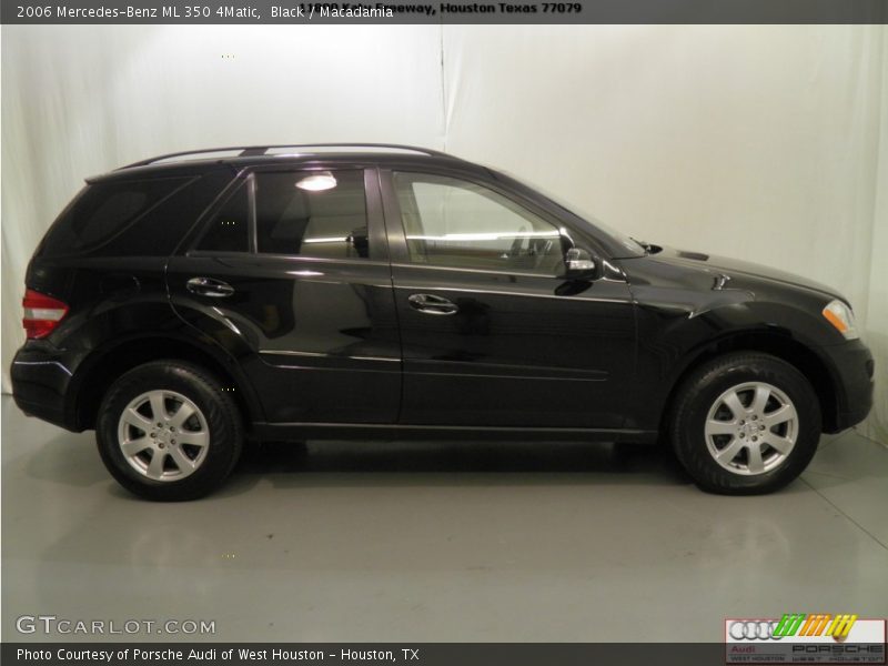 Black / Macadamia 2006 Mercedes-Benz ML 350 4Matic