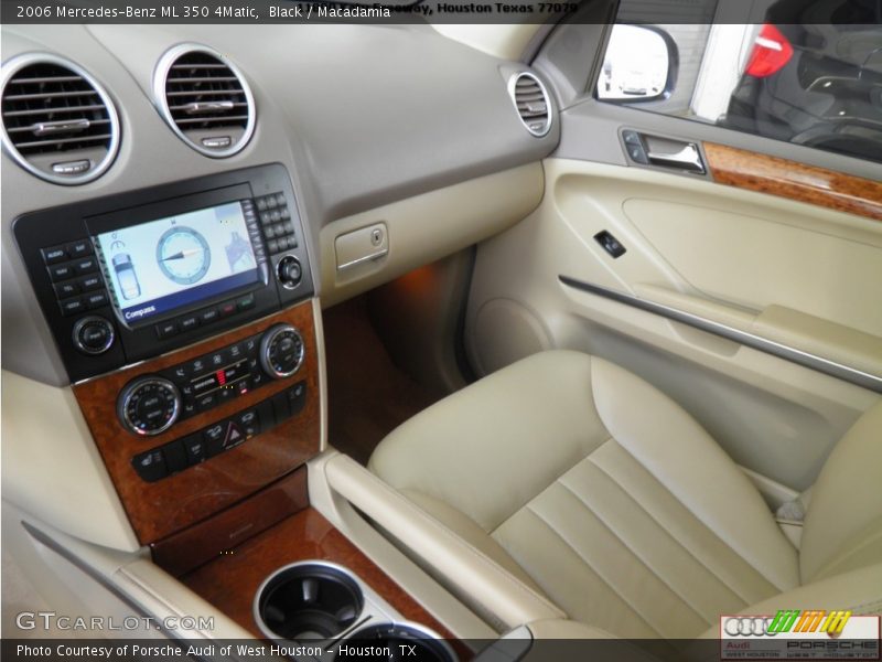 Black / Macadamia 2006 Mercedes-Benz ML 350 4Matic