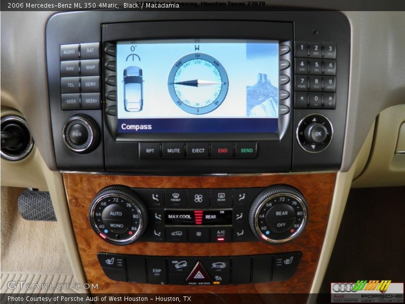 Black / Macadamia 2006 Mercedes-Benz ML 350 4Matic
