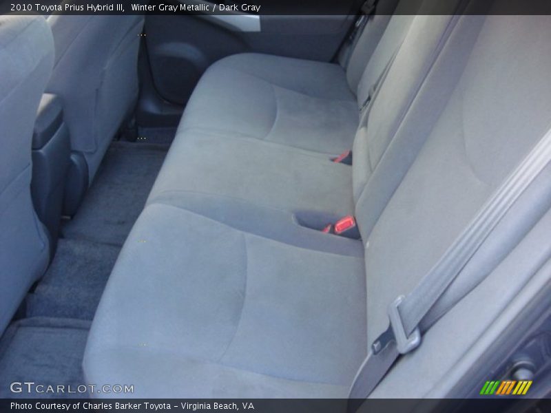 Winter Gray Metallic / Dark Gray 2010 Toyota Prius Hybrid III