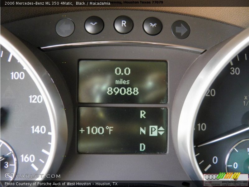 Black / Macadamia 2006 Mercedes-Benz ML 350 4Matic