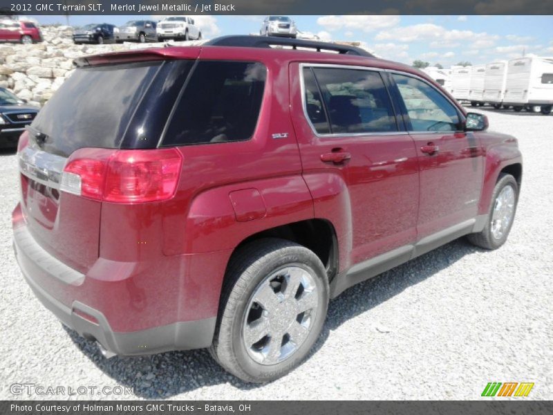 Merlot Jewel Metallic / Jet Black 2012 GMC Terrain SLT