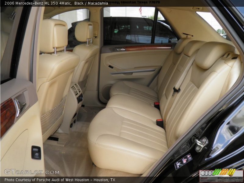 Black / Macadamia 2006 Mercedes-Benz ML 350 4Matic