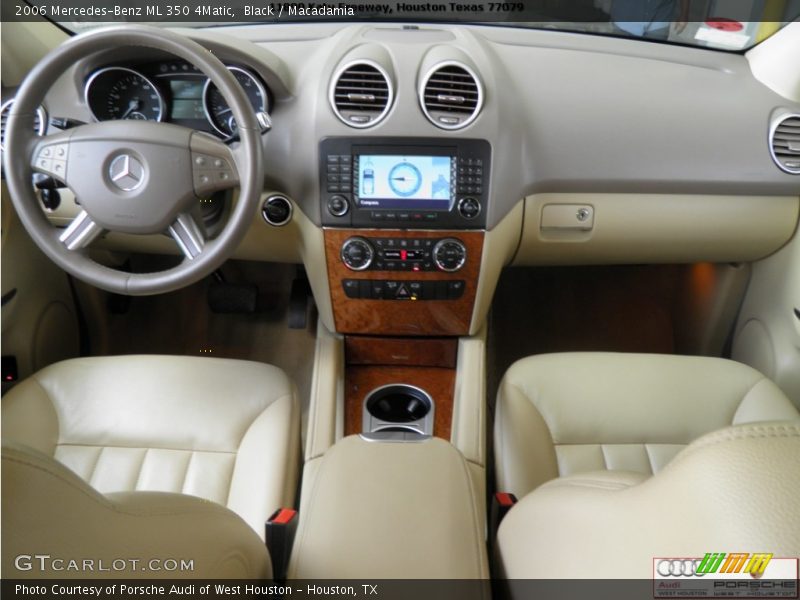 Black / Macadamia 2006 Mercedes-Benz ML 350 4Matic