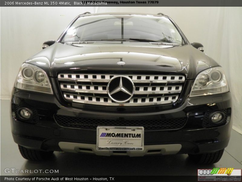 Black / Macadamia 2006 Mercedes-Benz ML 350 4Matic