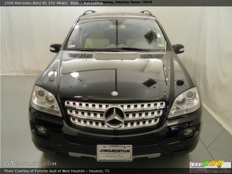 Black / Macadamia 2006 Mercedes-Benz ML 350 4Matic
