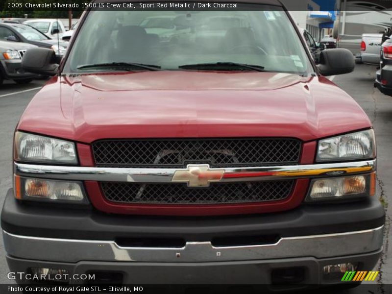 Sport Red Metallic / Dark Charcoal 2005 Chevrolet Silverado 1500 LS Crew Cab