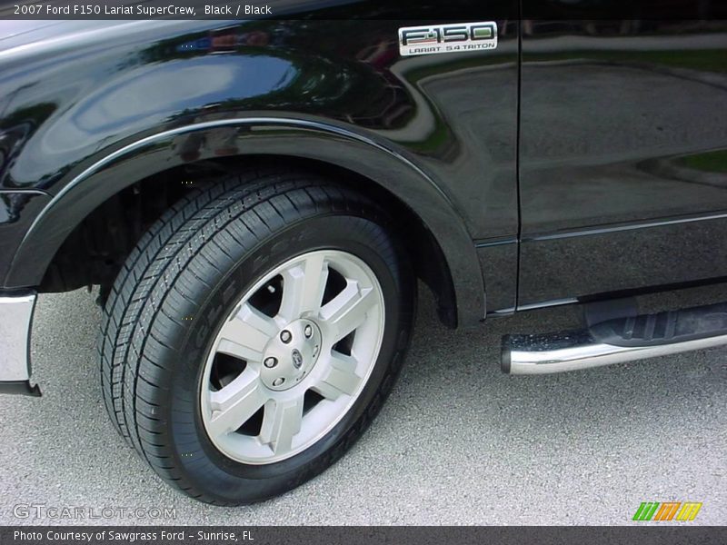 Black / Black 2007 Ford F150 Lariat SuperCrew