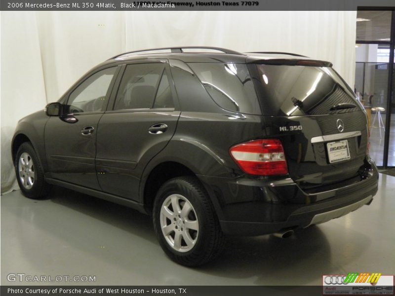 Black / Macadamia 2006 Mercedes-Benz ML 350 4Matic