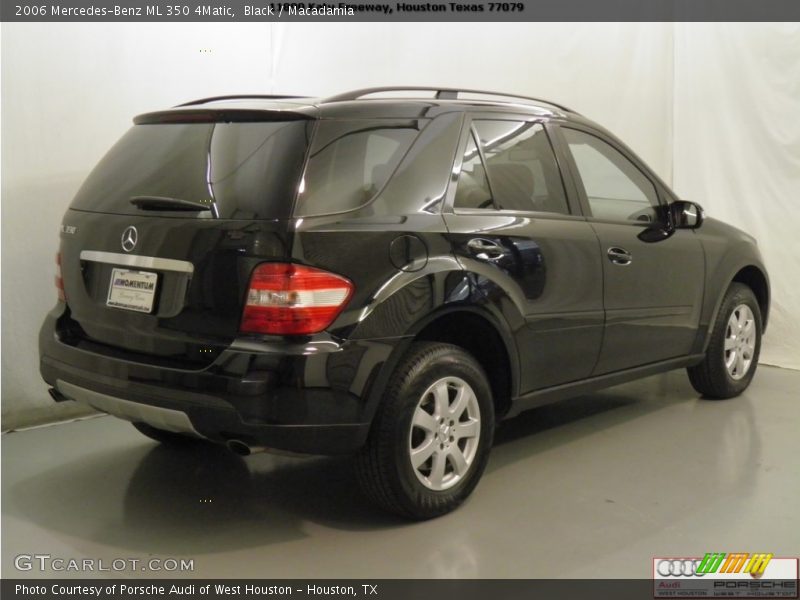 Black / Macadamia 2006 Mercedes-Benz ML 350 4Matic
