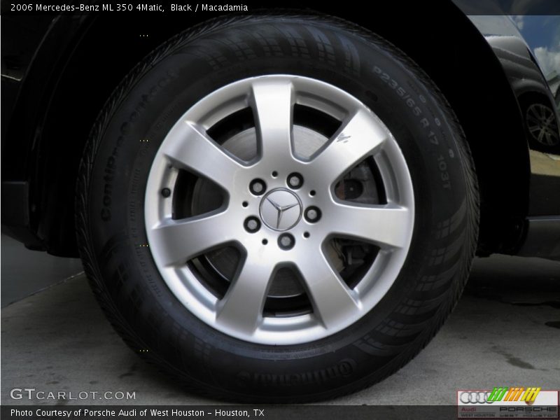 Black / Macadamia 2006 Mercedes-Benz ML 350 4Matic