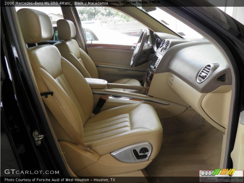 Black / Macadamia 2006 Mercedes-Benz ML 350 4Matic