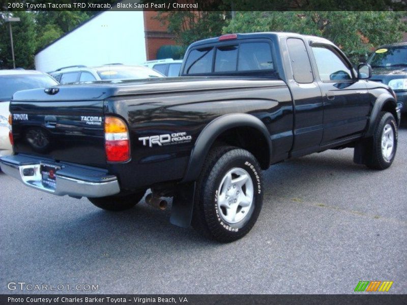Black Sand Pearl / Charcoal 2003 Toyota Tacoma TRD Xtracab