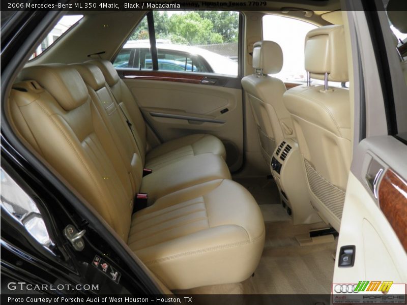 Black / Macadamia 2006 Mercedes-Benz ML 350 4Matic