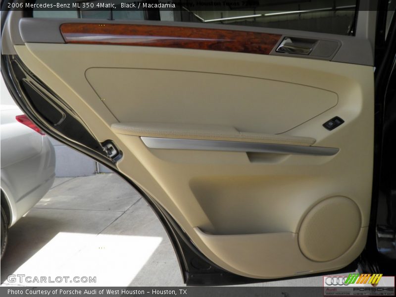Black / Macadamia 2006 Mercedes-Benz ML 350 4Matic