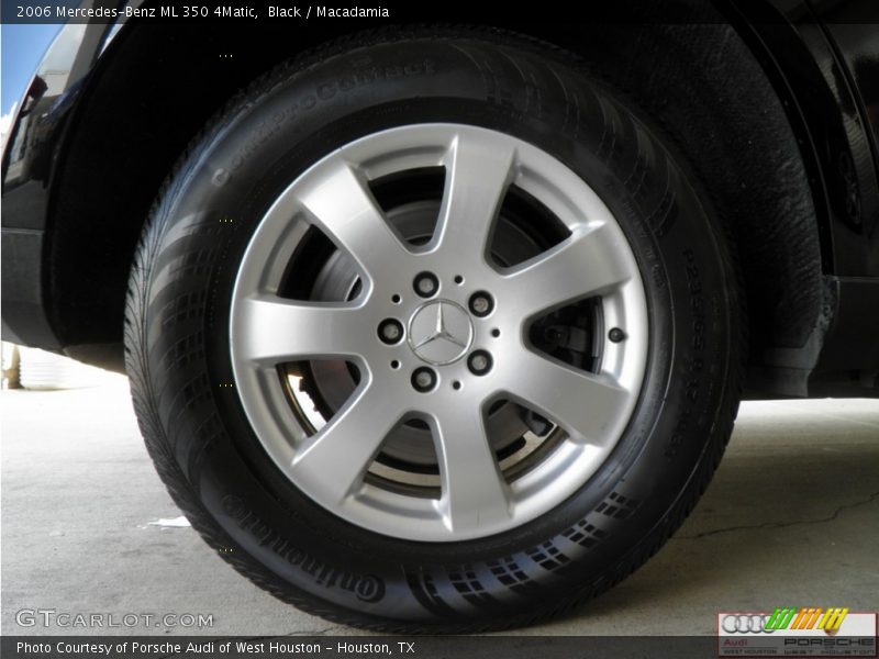 Black / Macadamia 2006 Mercedes-Benz ML 350 4Matic