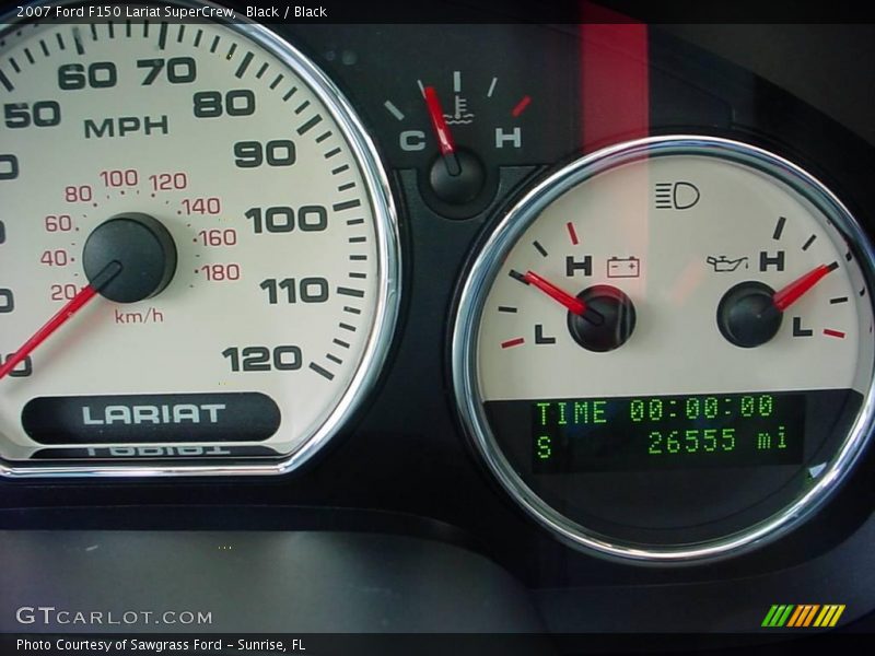 Black / Black 2007 Ford F150 Lariat SuperCrew