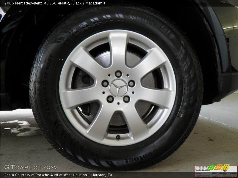 Black / Macadamia 2006 Mercedes-Benz ML 350 4Matic
