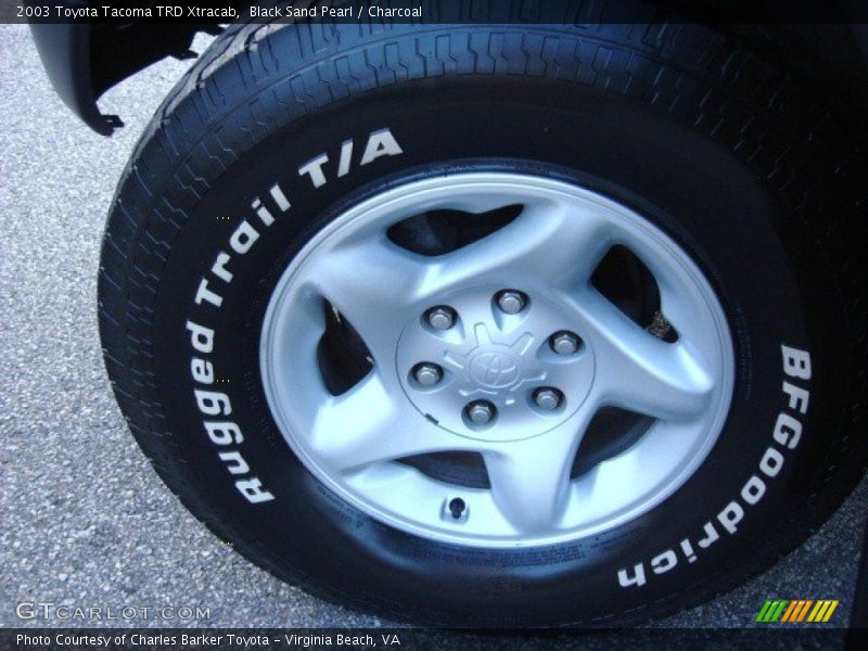 Black Sand Pearl / Charcoal 2003 Toyota Tacoma TRD Xtracab