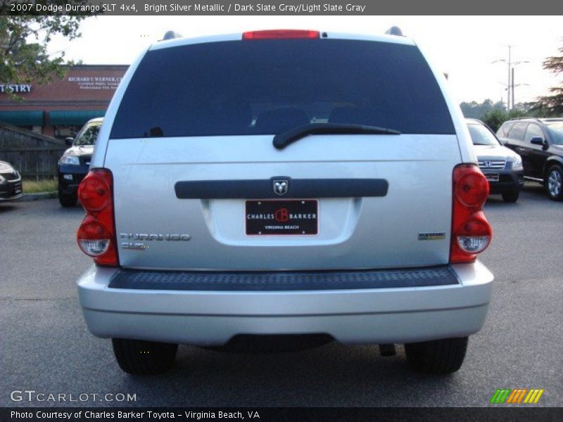 Bright Silver Metallic / Dark Slate Gray/Light Slate Gray 2007 Dodge Durango SLT 4x4