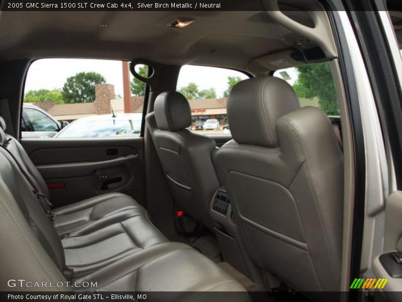 Silver Birch Metallic / Neutral 2005 GMC Sierra 1500 SLT Crew Cab 4x4