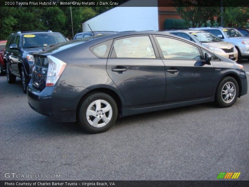 Winter Gray Metallic / Dark Gray 2010 Toyota Prius Hybrid IV