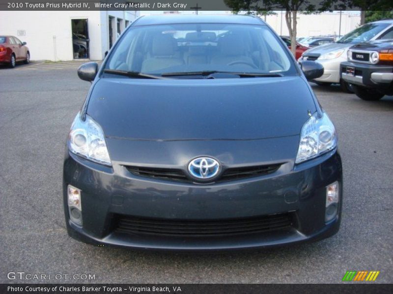 Winter Gray Metallic / Dark Gray 2010 Toyota Prius Hybrid IV