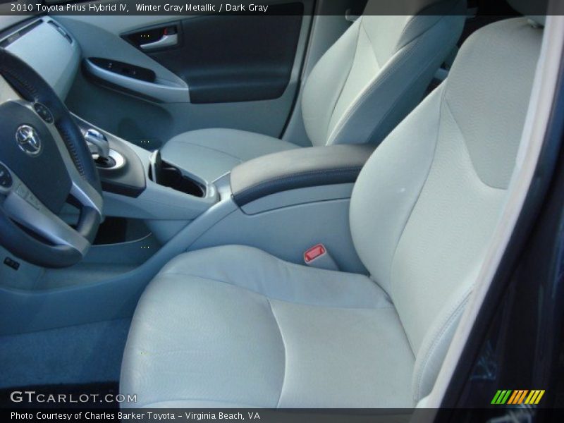 Winter Gray Metallic / Dark Gray 2010 Toyota Prius Hybrid IV