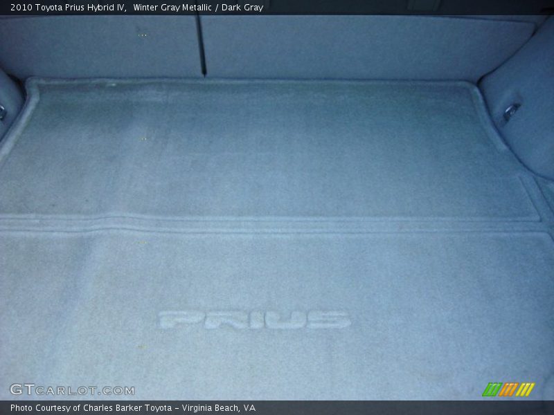 Winter Gray Metallic / Dark Gray 2010 Toyota Prius Hybrid IV