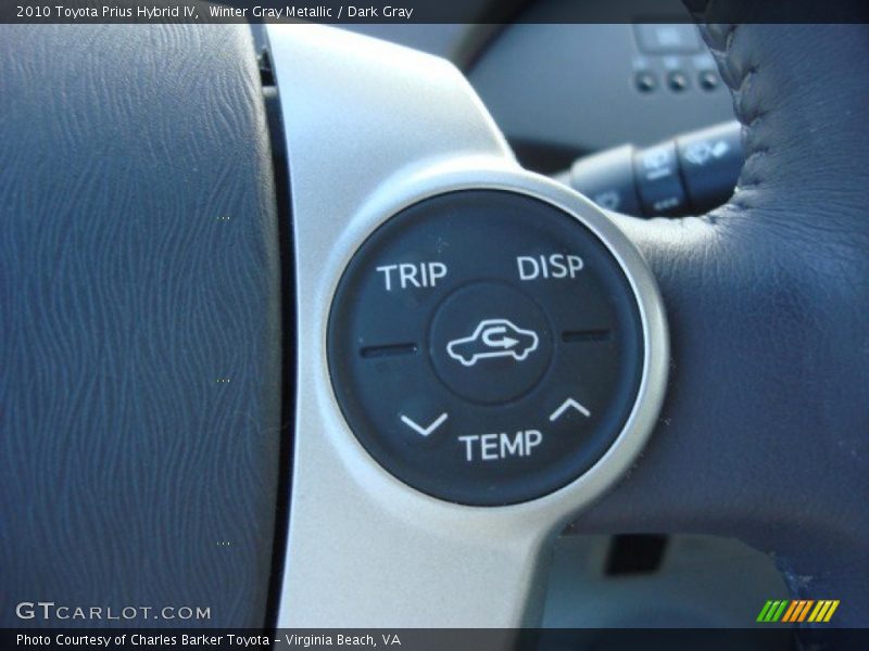 Winter Gray Metallic / Dark Gray 2010 Toyota Prius Hybrid IV