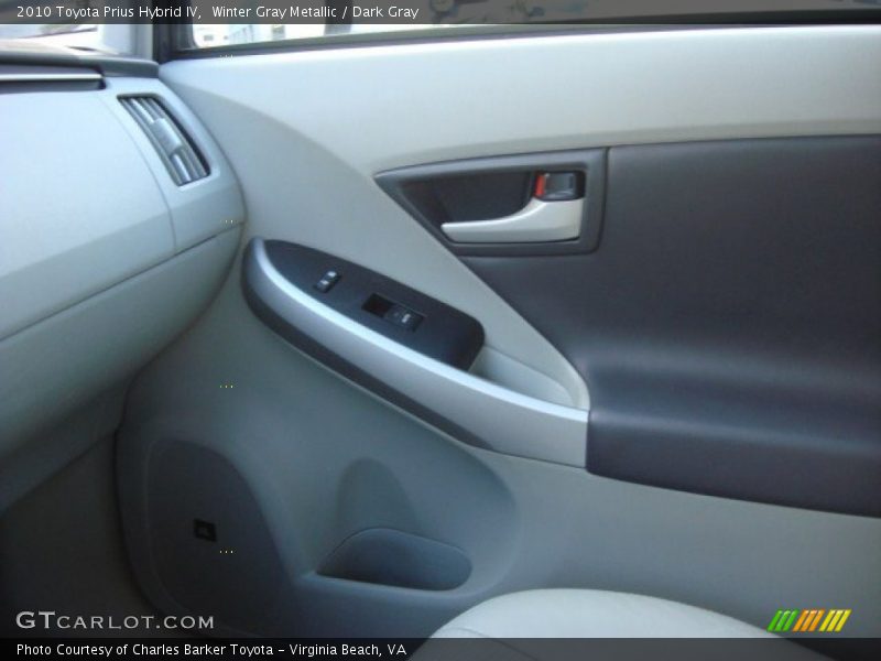 Winter Gray Metallic / Dark Gray 2010 Toyota Prius Hybrid IV