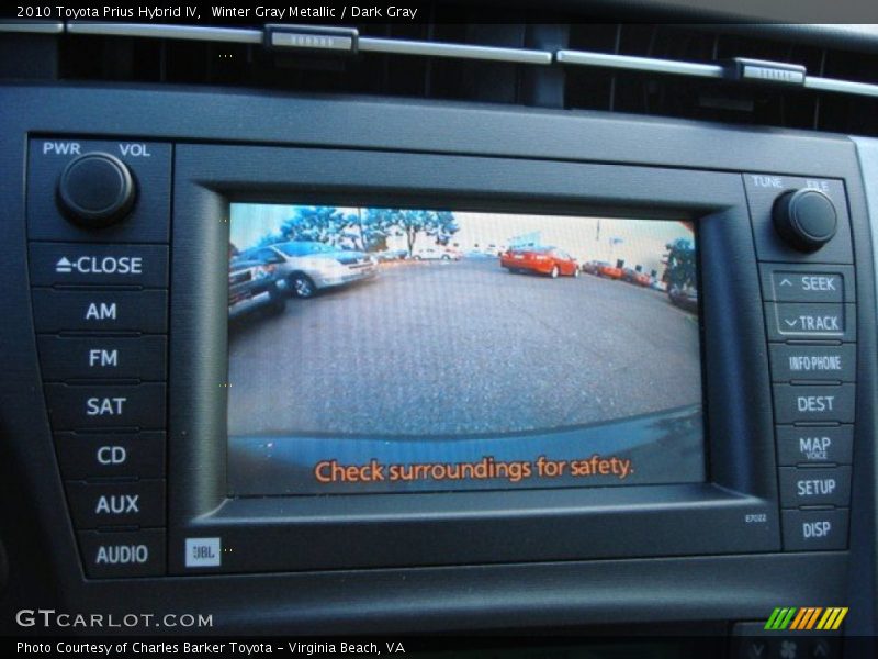 Winter Gray Metallic / Dark Gray 2010 Toyota Prius Hybrid IV