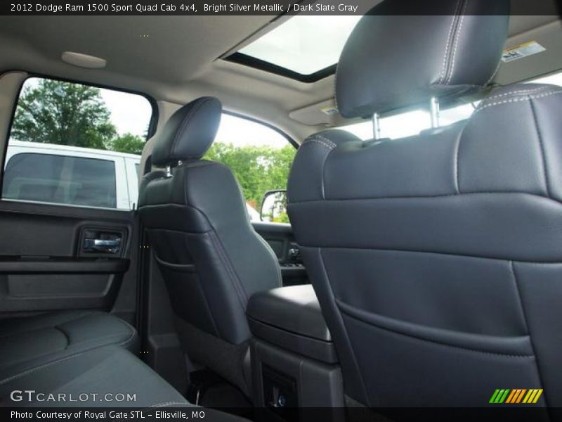 Bright Silver Metallic / Dark Slate Gray 2012 Dodge Ram 1500 Sport Quad Cab 4x4