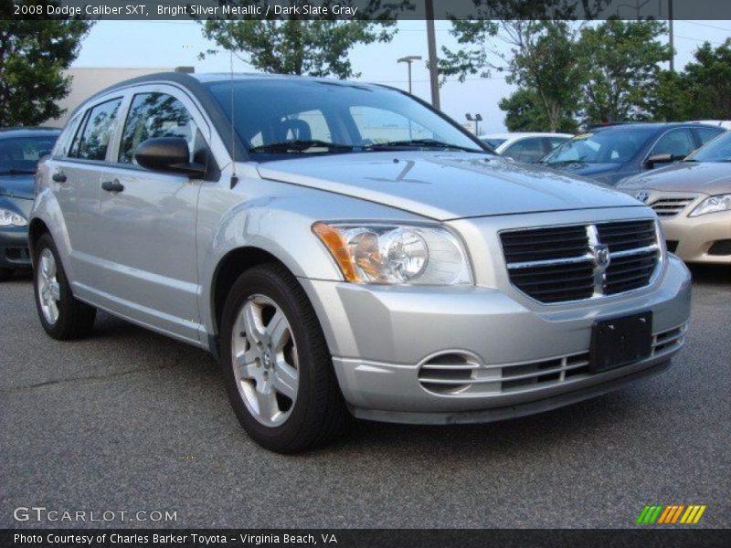Bright Silver Metallic / Dark Slate Gray 2008 Dodge Caliber SXT