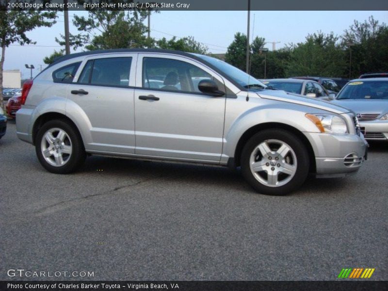 Bright Silver Metallic / Dark Slate Gray 2008 Dodge Caliber SXT