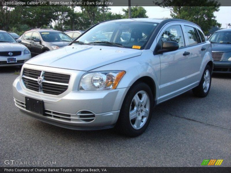 Bright Silver Metallic / Dark Slate Gray 2008 Dodge Caliber SXT