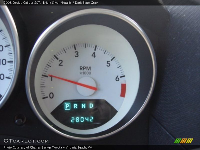 Bright Silver Metallic / Dark Slate Gray 2008 Dodge Caliber SXT