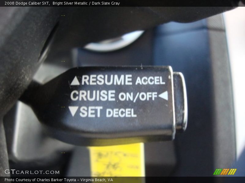 Bright Silver Metallic / Dark Slate Gray 2008 Dodge Caliber SXT