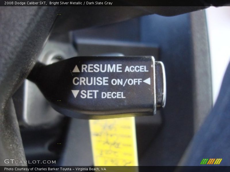 Bright Silver Metallic / Dark Slate Gray 2008 Dodge Caliber SXT