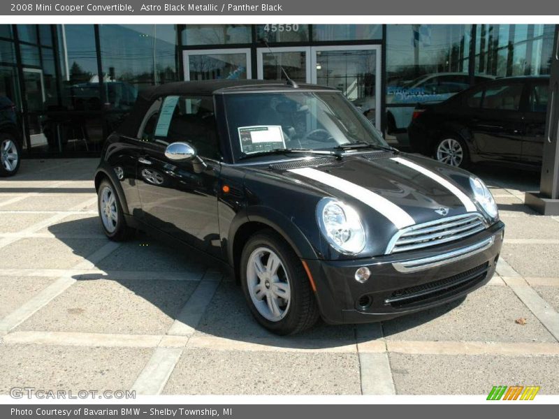 Astro Black Metallic / Panther Black 2008 Mini Cooper Convertible