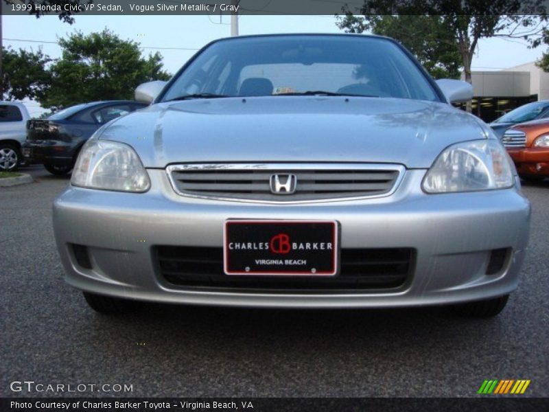 Vogue Silver Metallic / Gray 1999 Honda Civic VP Sedan