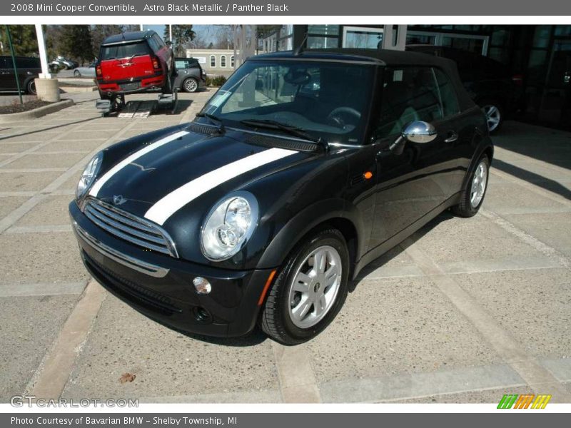 Astro Black Metallic / Panther Black 2008 Mini Cooper Convertible