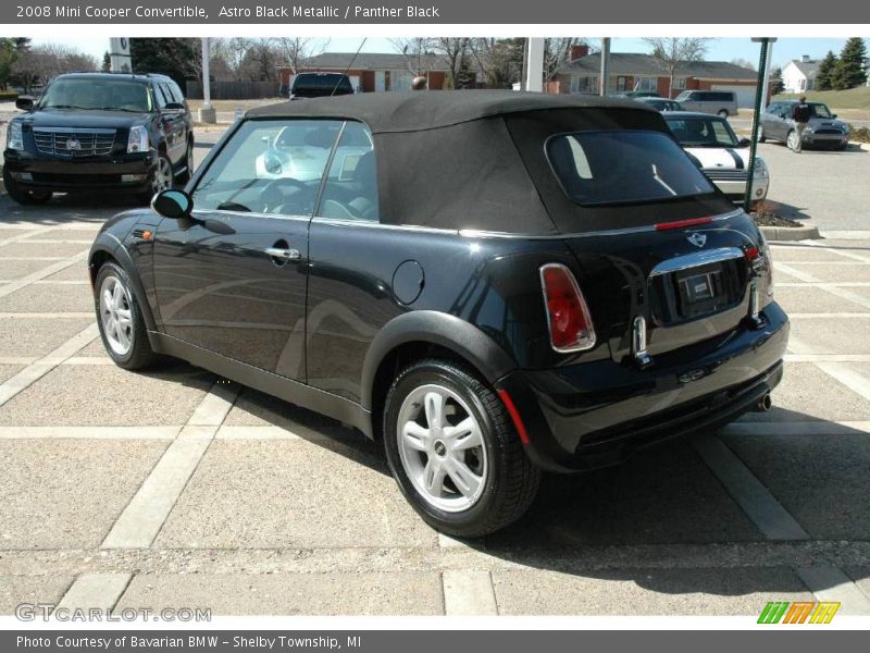 Astro Black Metallic / Panther Black 2008 Mini Cooper Convertible