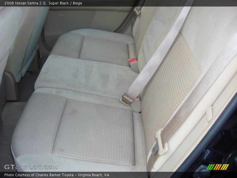 Super Black / Beige 2008 Nissan Sentra 2.0