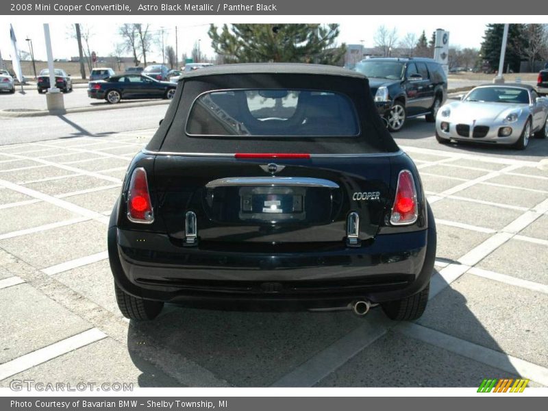 Astro Black Metallic / Panther Black 2008 Mini Cooper Convertible