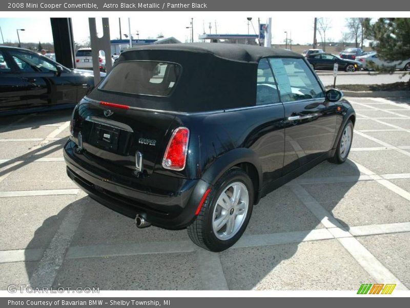Astro Black Metallic / Panther Black 2008 Mini Cooper Convertible