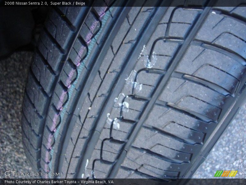 Super Black / Beige 2008 Nissan Sentra 2.0